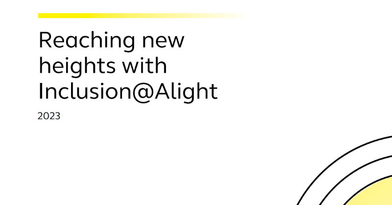 Reaching new heights with Inclusion@Alight